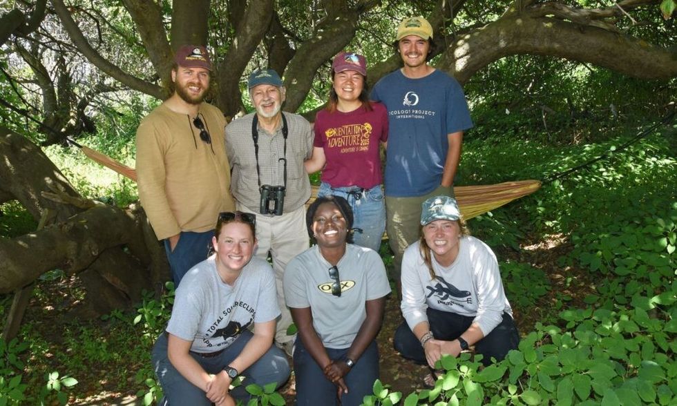 Stratton Island supervisors and volunteers.