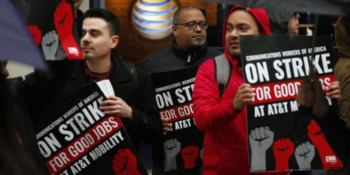 Despite 'Unprecedented' Windfall From Corporate Tax Cut, AT&T's Workers ...