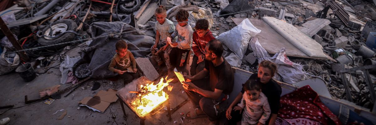 Struggling to hold on to life amid the devastation in Gaza