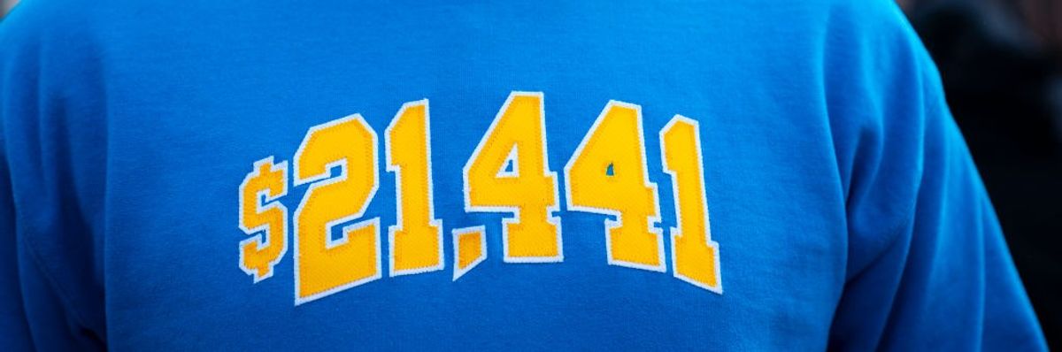 Student Debt Cancellation Protest Outside of the Supreme Court