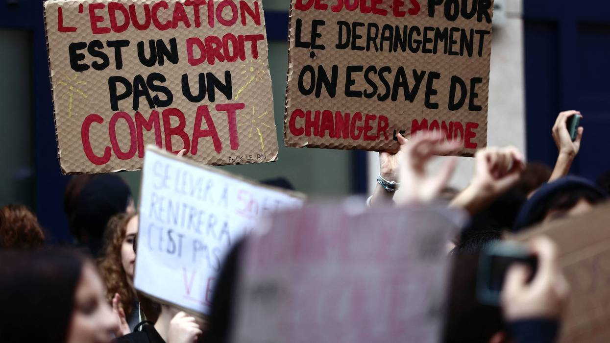 Student protests in France