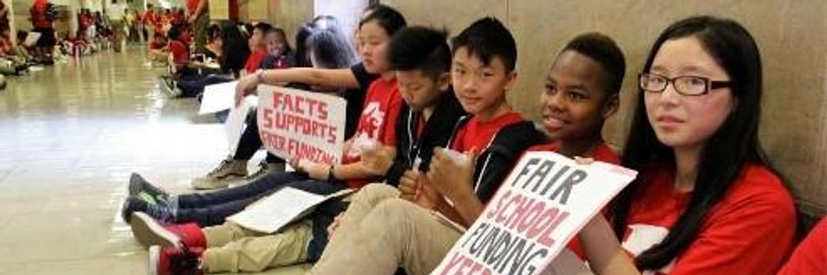 Public School Activists Stage Massive Nationwide Rally Demanding Government Leaders Prioritize Education