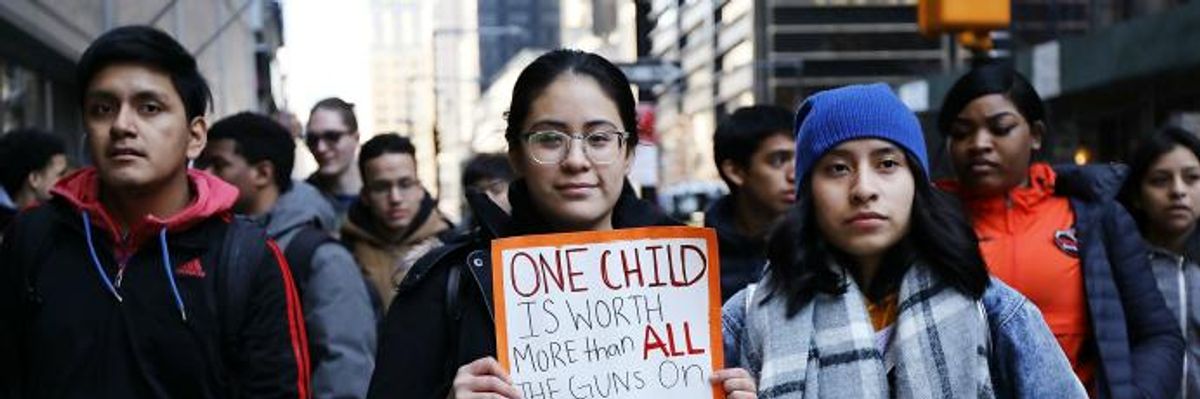 'Enough': Students Walk Out Nationwide to Protest Inaction on Gun Violence