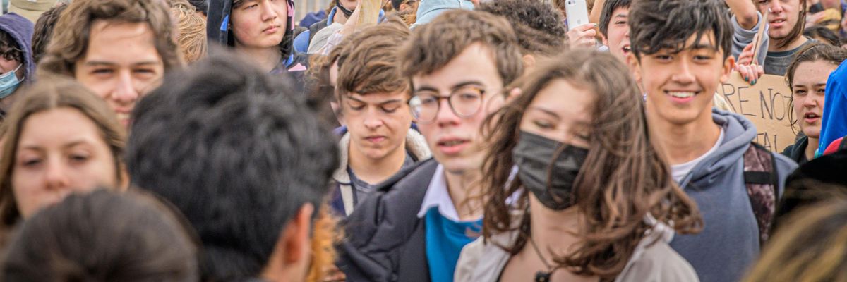 Students march for climate action