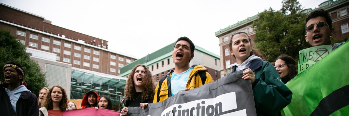 Students occupied the Low Memorial Library at Columbia University