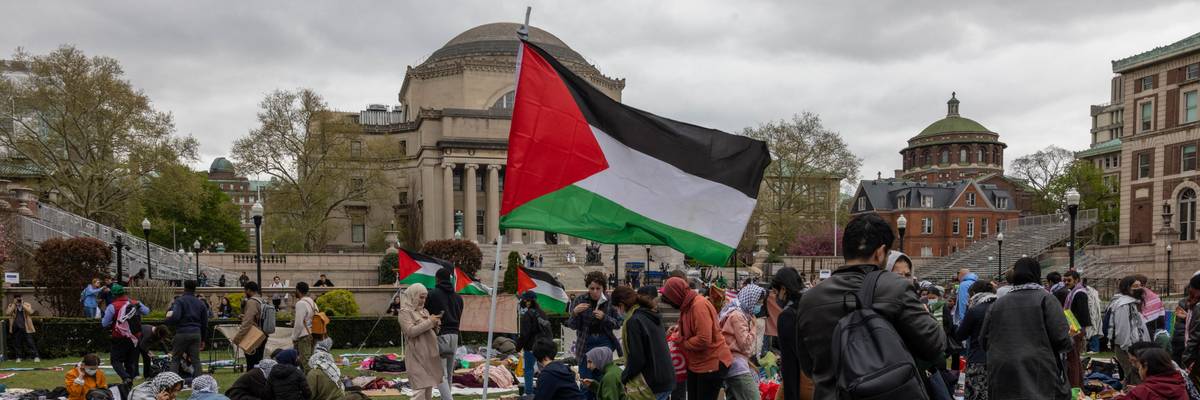 Students occupy Columbia University's campus
