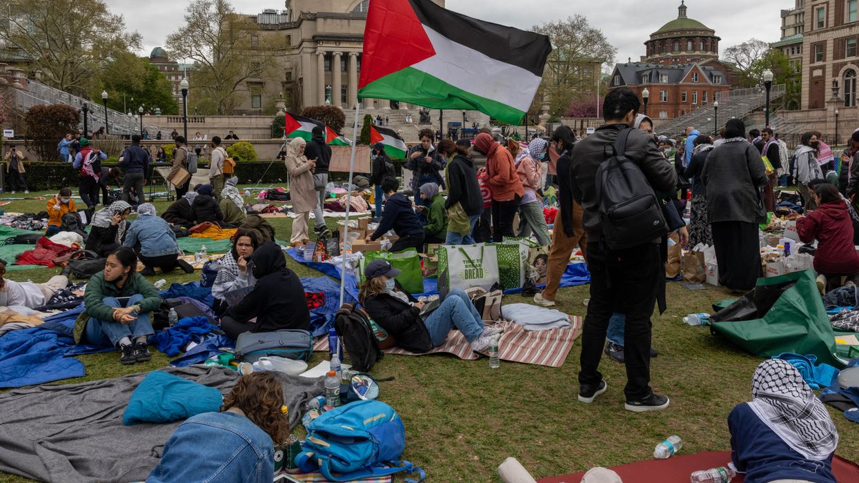 Students occupy Columbia University's campus
