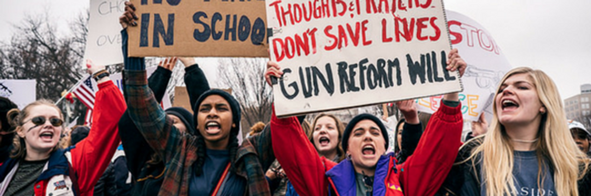 Students protest for gun reform