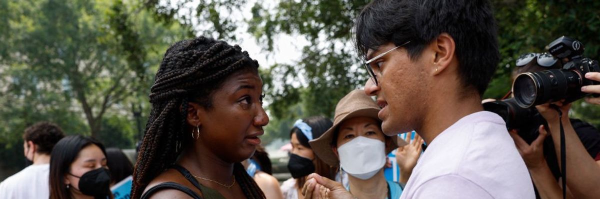 Students respond to affirmative action decision.