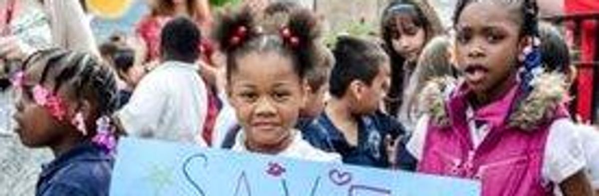 Chicago Students Erect Protest Garden for 'Uprooted' Schools