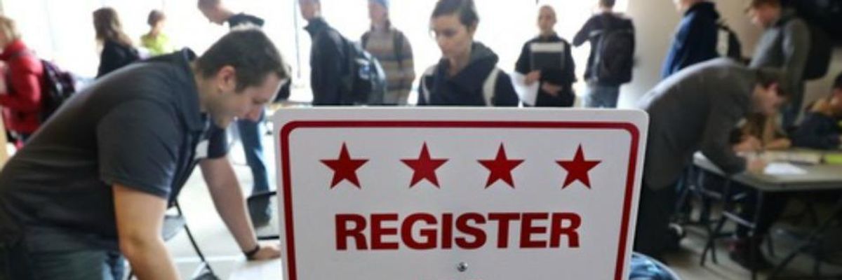 High Turnout in Wisconsin, But Long Lines and ID Requirements Hamper Voters