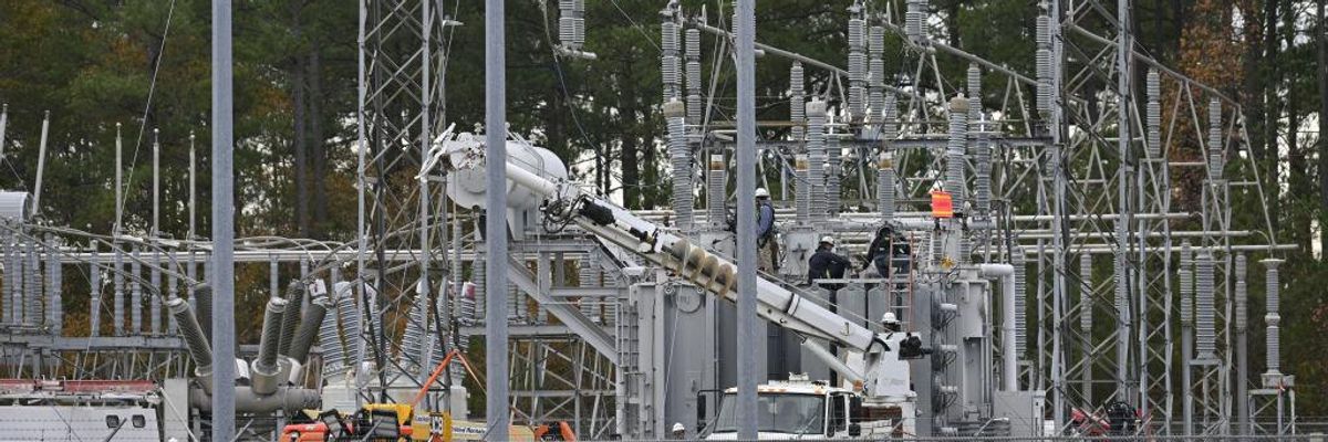 Substation in North Carolina's damaged by right-wing sabotage