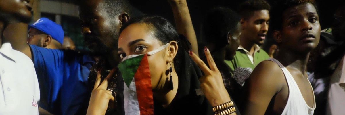 Sudan women protest