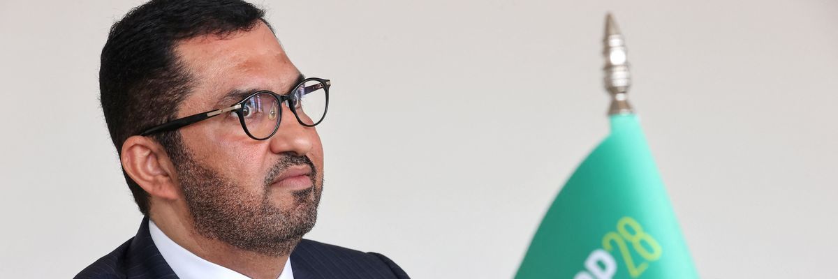 Sultan Ahmed Al Jaber, COP28 president-designate and CEO of the United Arab Emirates' state oil company, attends the 7th Ministerial on Climate Action in Brussels, Belgium on July 13, 2023.