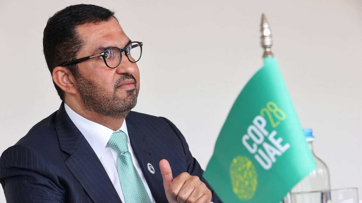 Sultan Ahmed Al Jaber, COP28 president-designate and CEO of the United Arab Emirates' state oil company, attends the 7th Ministerial on Climate Action in Brussels, Belgium on July 13, 2023.