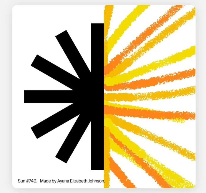 SUN #749. Made by Ayana Elizabeth Johnson