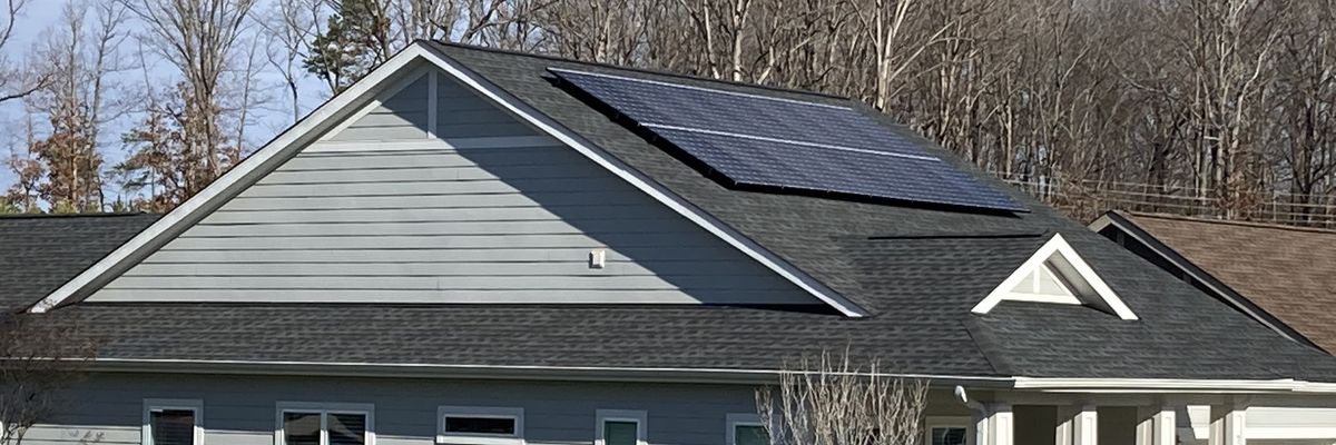SunPro Solar Energy specialists, Solar Panel installation on roof of house, North Carolina
