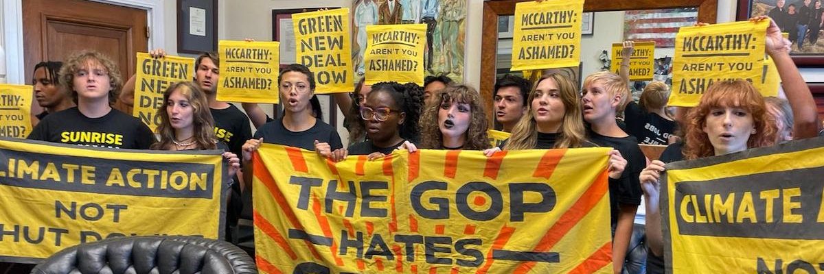 Sunrise Movement activists