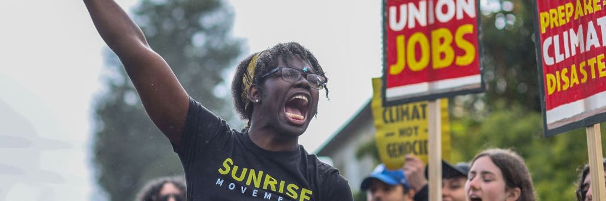 Sunrise Movement campaigners