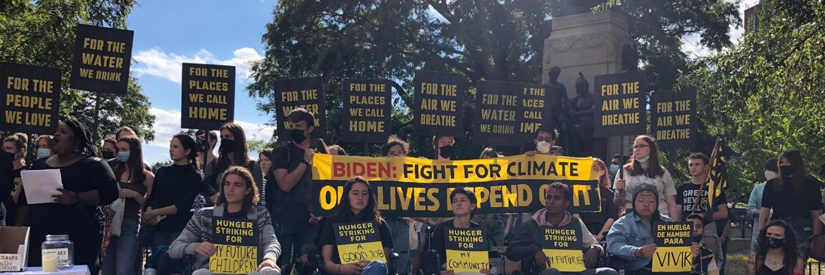 Sunrise Movement hunger strike