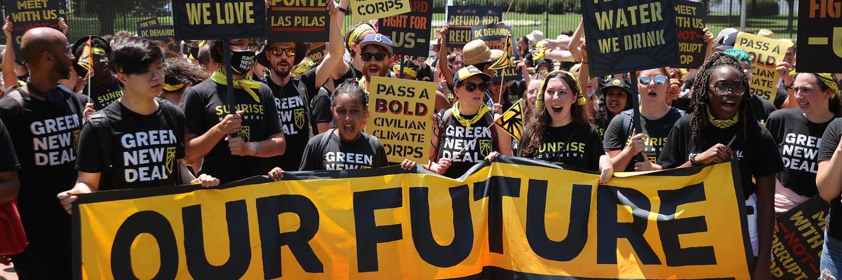 Sunrise Movement rally