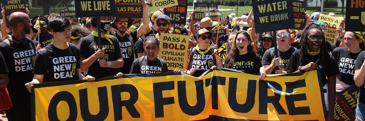 Sunrise Movement rally