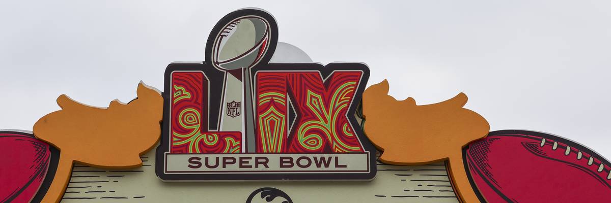 Super Bowl LIX logo.