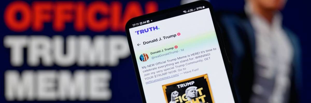 Super $Trump Meme Coin - Photo Illustration