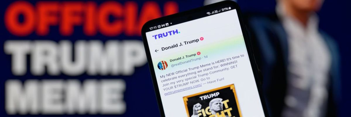 Super $Trump Meme Coin - Photo Illustration