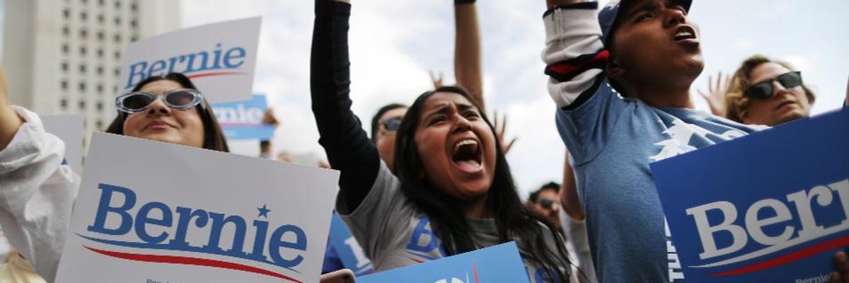 Bernie Holds Double-Digit Lead Over 2020 Rivals Among Young Democratic Voters: Poll