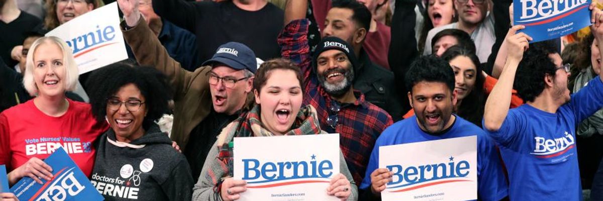 Fueled by Diverse Working Class Voters, Sanders' New Hampshire Win Celebrated as 'Major Victory for Progressive Movement'