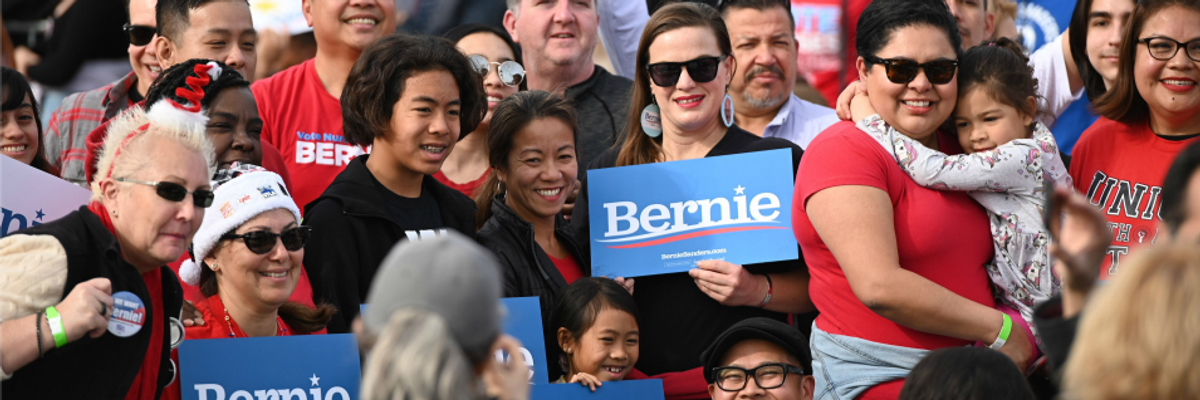 Surging Ten Points, Sanders Takes Lead Over Biden, Warren in California Tracking Poll