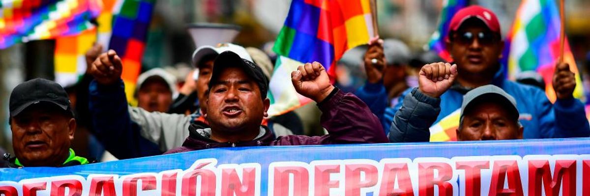 Sanders Has Denounced Coup, But Biden, Warren, and Buttigieg So Far Silent on Overthrow of Bolivia's Morales