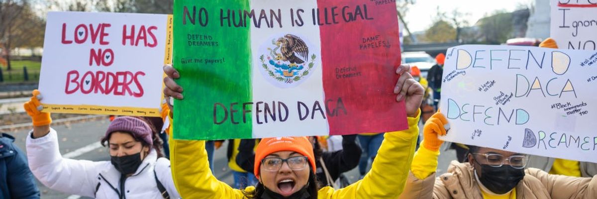 Supporters of Deferred Action for Childhood Arrivals at the Capitol