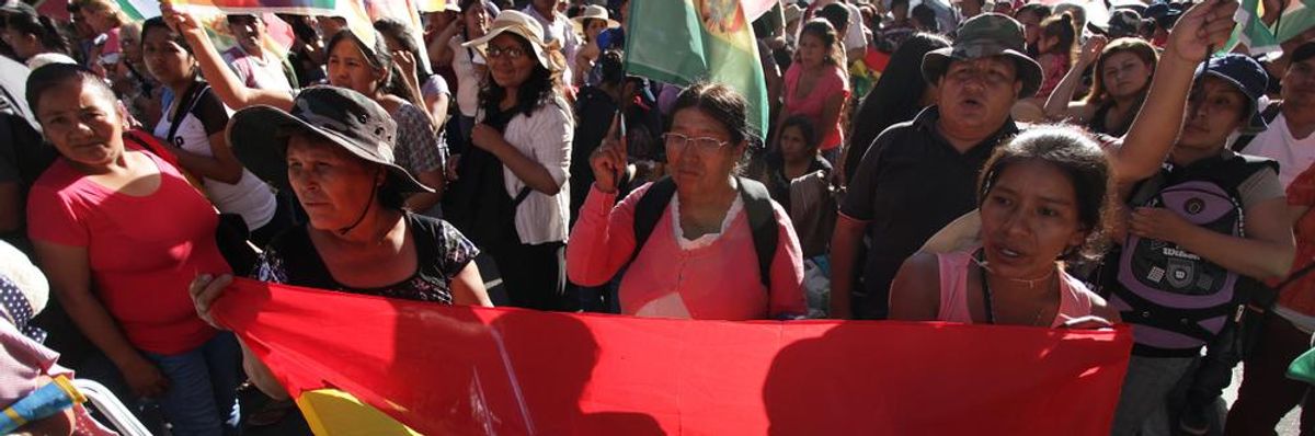What's Happening In Bolivia Is a Violent Right-Wing Coup