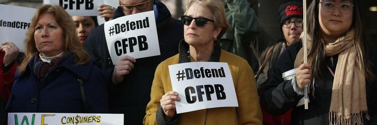 Victory for "Wall Street's Army of Lawyers and Lobbyists" as Supreme Court Puts CFPB Chief Under Trump's Control