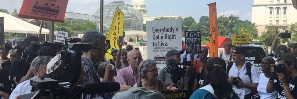 Protesting 'Morally Repugnant' Trump Policies, Poor People's Campaign Demands Action on Housing, Health, and Climate