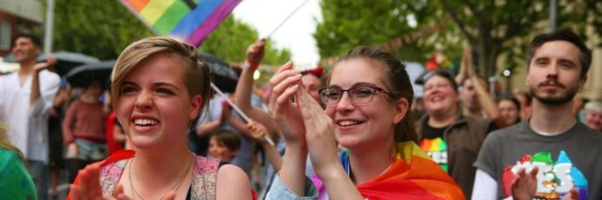 Jubilation as Australians Vote in Favor of Legalizing Same-Sex Marriage