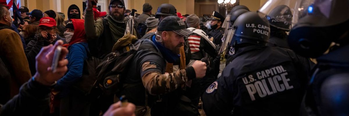 Supporters of then-U.S. President Donald Trump stormed the Capitol