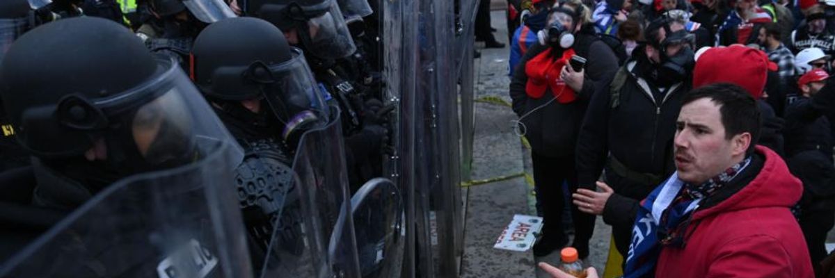 US National Guard Ordered to Clear and Secure US Capitol Building Under Siege by Pro-Trump Mob