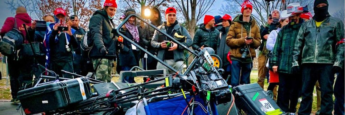 'Murder the Media': Pro-Trump Insurrectionists Target Journalists Covering Attack on US Capitol