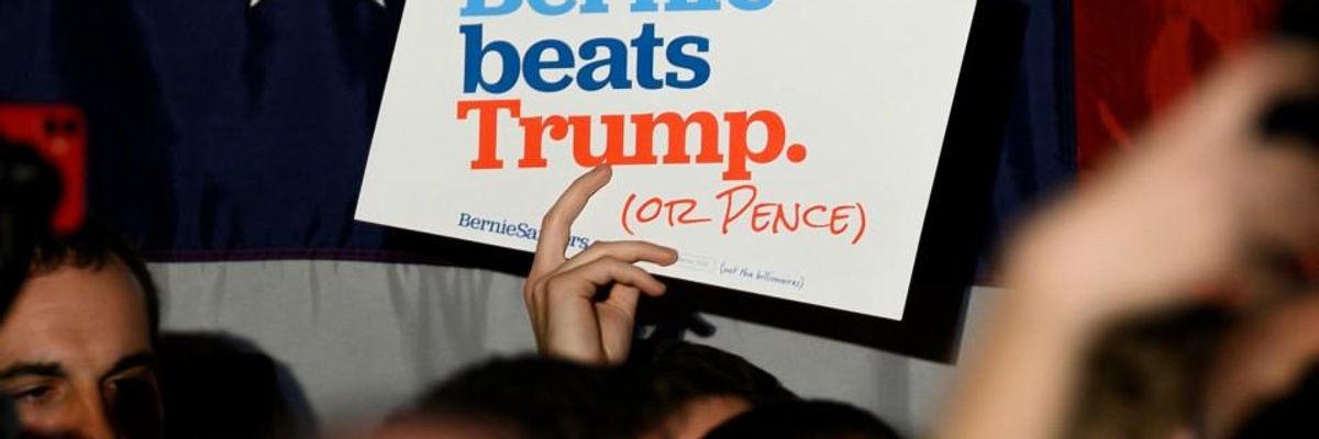 Sanders Viewed as Best Candidate to Beat Trump by Democrats and Independents Who Watched Latest Debates: Poll