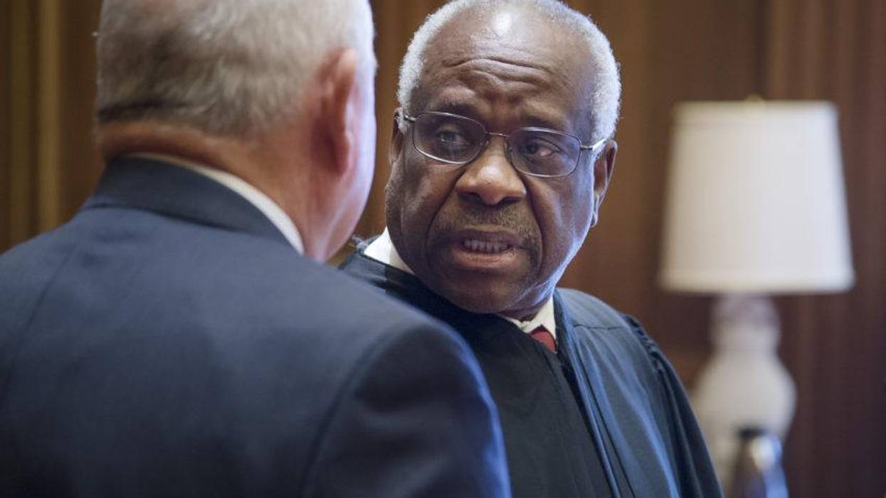 Supreme Court Justice Clarence Thomas.