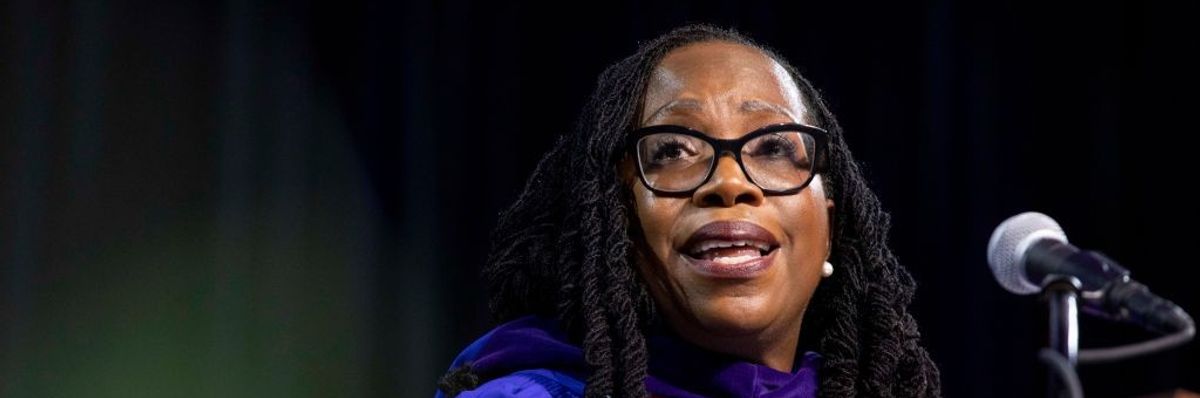 Supreme Court Justice Ketanji Brown Jackson.