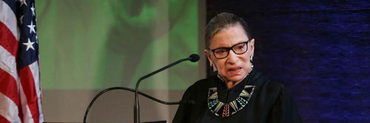 After Ruth Bader Ginsburg Hospitalized, Horrified Americans Offer to Donate Ribs, Organs as Needed
