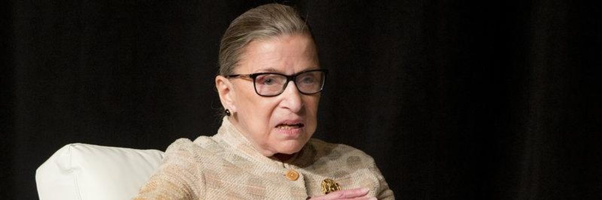 'He is a Faker': Ruth Bader Ginsburg Publicly Spars with Donald Trump