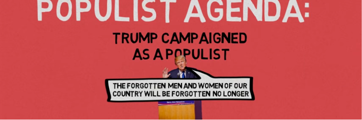 Exposing Our 'Populist' President as a Naked Plutocrat