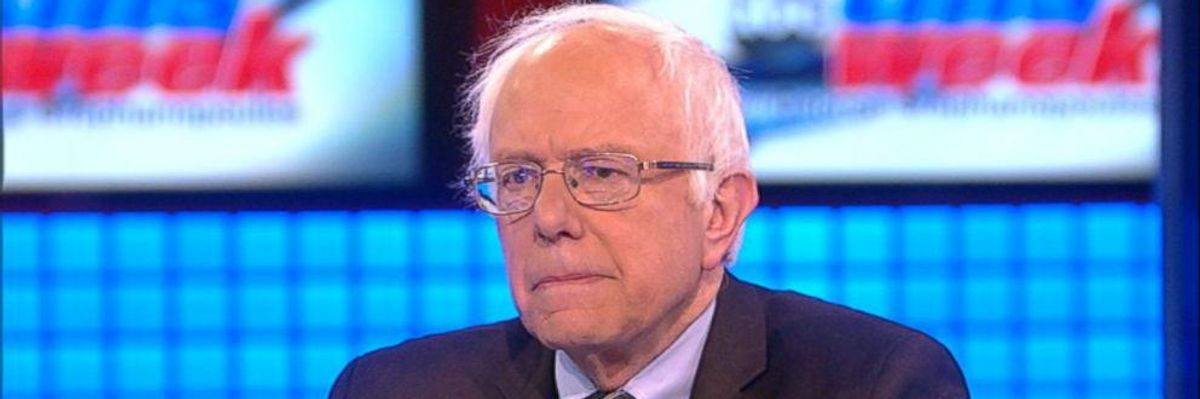 Candidate Sanders Calls for 'Political Revolution' Against Billionaire Class