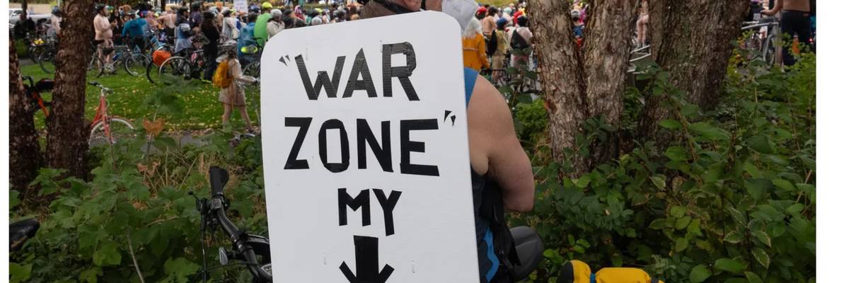 Survivor of war-ravaged, bike-riding hell-hole of Portland