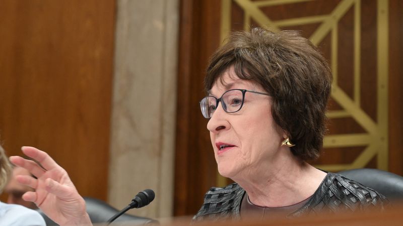 Susan Collins speaks in Senate.